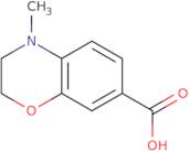 4-Methyl-2,3-dihydro-2H-1,4-benzoxazine-7-carboxylic acid