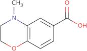 4-Methyl-3,4-dihydro-2H-1,4-benzoxazine-6-carboxylic acid