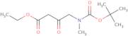 Ethyl 4-((tert-butoxycarbonyl)(methyl)amino)-3-oxobutanoate