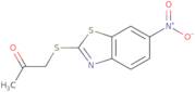 1-[(6-Nitro-1,3-benzothiazol-2-yl)sulfanyl]propan-2-one