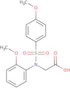 2-[N-(2-Methoxyphenyl)4-methoxybenzenesulfonamido]acetic acid