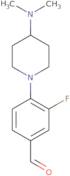 4-(4-(Dimethylamino)piperidin-1-yl)-3-fluorobenzaldehyde