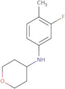 N-(3-Fluoro-4-methylphenyl)oxan-4-amine