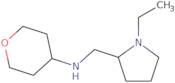 N-[(1-Ethylpyrrolidin-2-yl)methyl]oxan-4-amine