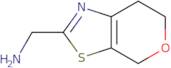 {4H,6H,7H-Pyrano[4,3-d][1,3]thiazol-2-yl}methanamine