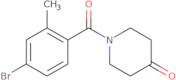 1-(4-Bromo-2-methylbenzoyl)piperidin-4-one