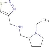 1-(1-Ethylpyrrolidin-2-yl)-N-(thiadiazol-4-ylmethyl)methanamine