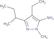 5-Butan-2-yl-4-ethyl-2-methylpyrazol-3-amine