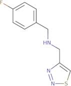 [(4-Fluorophenyl)methyl](1,2,3-thiadiazol-4-ylmethyl)amine