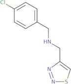 [(4-Chlorophenyl)methyl](1,2,3-thiadiazol-4-ylmethyl)amine