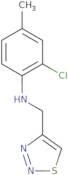 2-Chloro-4-methyl-N-(1,2,3-thiadiazol-4-ylmethyl)aniline