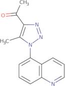 1-[5-Methyl-1-(quinolin-5-yl)-1H-1,2,3-triazol-4-yl]ethan-1-one