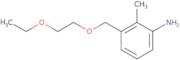 3-[(2-Ethoxyethoxy)methyl]-2-methylaniline