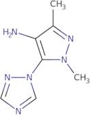 1,3-Dimethyl-5-(1H-1,2,4-triazol-1-yl)-1H-pyrazol-4-amine