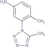 4-Methyl-3-(5-methyl-1H-1,2,3,4-tetrazol-1-yl)aniline