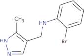 2-Bromo-N-[(3-methyl-1H-pyrazol-4-yl)methyl]aniline