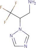 3,3,3-Trifluoro-2-(1H-1,2,4-triazol-1-yl)propan-1-amine