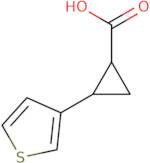 2-(Thiophen-3-yl)cyclopropane-1-carboxylic acid