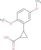 2-(2,5-Dimethoxyphenyl)cyclopropane-1-carboxylic acid