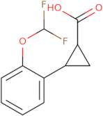 2-[2-(Difluoromethoxy)phenyl]cyclopropane-1-carboxylic acid