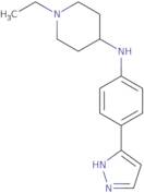 1-Ethyl-N-[4-(1H-pyrazol-3-yl)phenyl]piperidin-4-amine