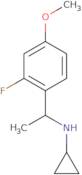 N-[1-(2-Fluoro-4-methoxyphenyl)ethyl]cyclopropanamine