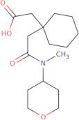 2-(1-{[Methyl(oxan-4-yl)carbamoyl]methyl}cyclohexyl)acetic acid