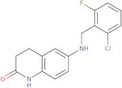 6-{[(2-Chloro-6-fluorophenyl)methyl]amino}-1,2,3,4-tetrahydroquinolin-2-one