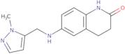 6-{[(1-Methyl-1H-pyrazol-5-yl)methyl]amino}-1,2,3,4-tetrahydroquinolin-2-one