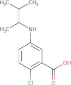 2-Chloro-5-[(3-methylbutan-2-yl)amino]benzoic acid