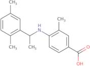 4-{[1-(2,5-Dimethylphenyl)ethyl]amino}-3-methylbenzoic acid