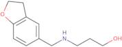 3-[(2,3-Dihydro-1-benzofuran-5-ylmethyl)amino]propan-1-ol