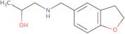 1-(2,3-Dihydro-1-benzofuran-5-ylmethylamino)propan-2-ol