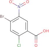 4-Bromo-2-chloro-5-nitrobenzoic acid