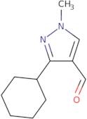 3-Cyclohexyl-1-methyl-1H-pyrazole-4-carbaldehyde