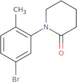 1-(5-Bromo-2-methylphenyl)piperidin-2-one