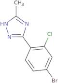 3-(4-Bromo-2-chlorophenyl)-5-methyl-1H-1,2,4-triazole