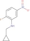 N-(Cyclopropylmethyl)-2-fluoro-5-nitroaniline