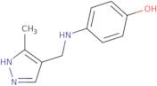 4-{[(5-Methyl-1H-pyrazol-4-yl)methyl]amino}phenol