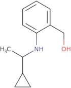 {2-[(1-Cyclopropylethyl)amino]phenyl}methanol