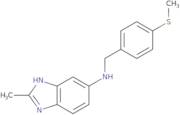 2-Methyl-N-{[4-(methylsulfanyl)phenyl]methyl}-1H-1,3-benzodiazol-5-amine