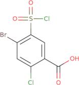 4-Bromo-2-chloro-5-(chlorosulfonyl)benzoic acid