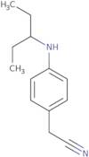 2-{4-[(Pentan-3-yl)amino]phenyl}acetonitrile