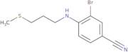 3-Bromo-4-{[3-(methylsulfanyl)propyl]amino}benzonitrile
