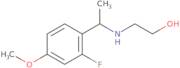 2-[1-(2-Fluoro-4-methoxyphenyl)ethylamino]ethanol