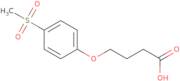 4-(4-Methanesulfonylphenoxy)butanoic acid