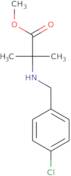 Methyl 2-{[(4-chlorophenyl)methyl]amino}-2-methylpropanoate