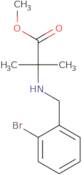 Methyl 2-{[(2-bromophenyl)methyl]amino}-2-methylpropanoate