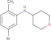 N-(5-Bromo-2-methylphenyl)tetrahydro-2H-pyran-4-amine