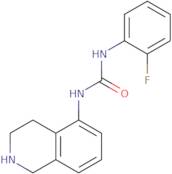 3-(2-Fluorophenyl)-1-(1,2,3,4-tetrahydroisoquinolin-5-yl)urea